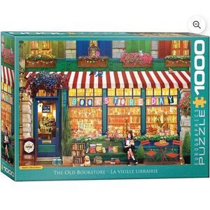Eurographics The Old Bookstore 1000 pc Jigsaw Puzzle USED